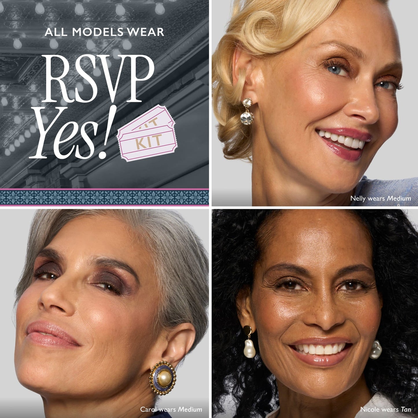 RSVP Yes! Full Face Kit (4 PC)